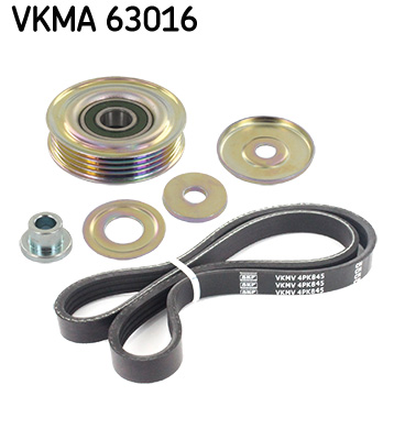 Set curea transmisie cu caneluri VKMA 63016 SKF